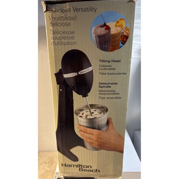 Hamilton Beach DrinkMaster Electric Drink Mixer Stainless Steel Cup Milkshake - Picture 6 of 8